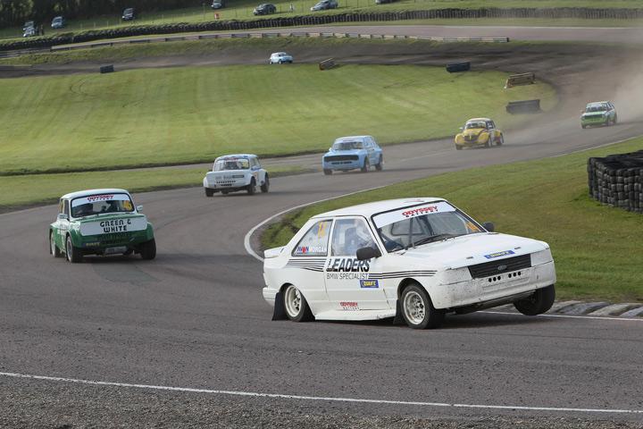 Ray Morgan leads the retro rallycross championship