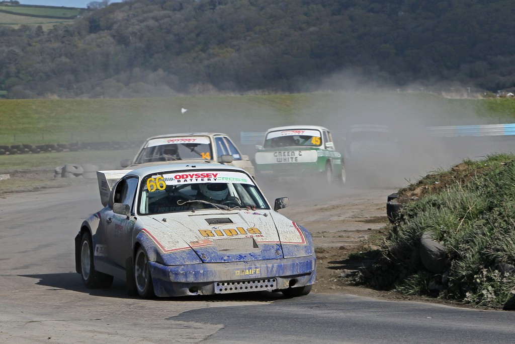 Barry Stewart (Porsche 911) claimed victory at Pembrey - rounds 3 and 4 ©Trev Coulson/Retro Rallycross